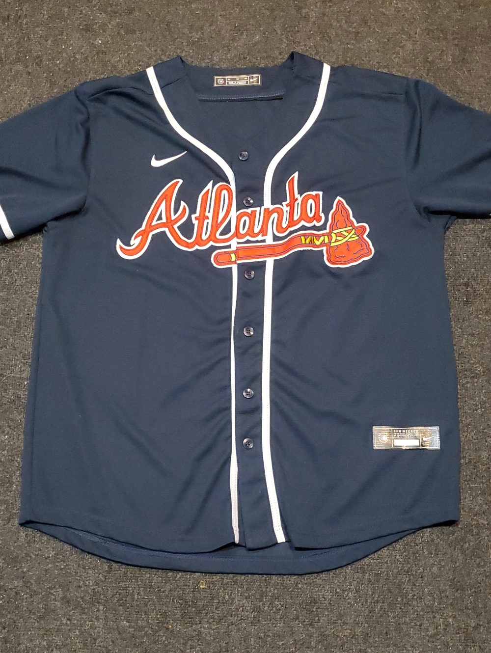 MLB Nike Atlanta Braves Jersey... New Without Tags... ⚾